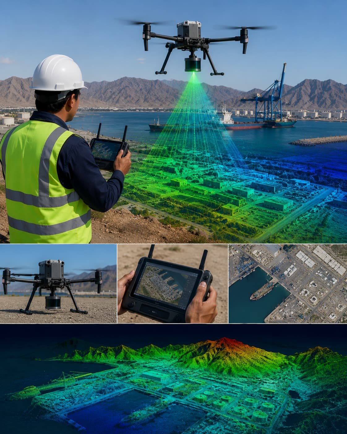 DJI RTK & LiDAR Topographic Mapping